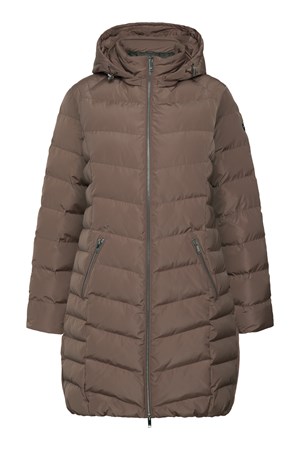 Saki Dame Dunjakke. Style Tricia Coat. Mole Brown. Best-Seller: 1.699,- Spar: 20% Fødselsdags-Rabat: 1.359,-